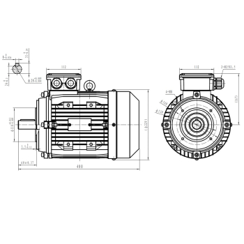 Silnik elektryczny 7,5kW 2800 obr/min. 112B5